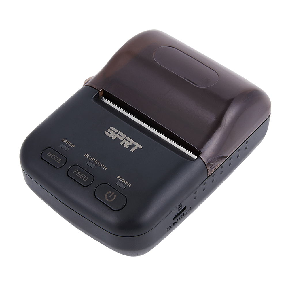 SP-T12 เครื่องพิมพ์พกพา Bluetooth USB ขนาด 2 นิ้วพร้อมแบตเตอรี่